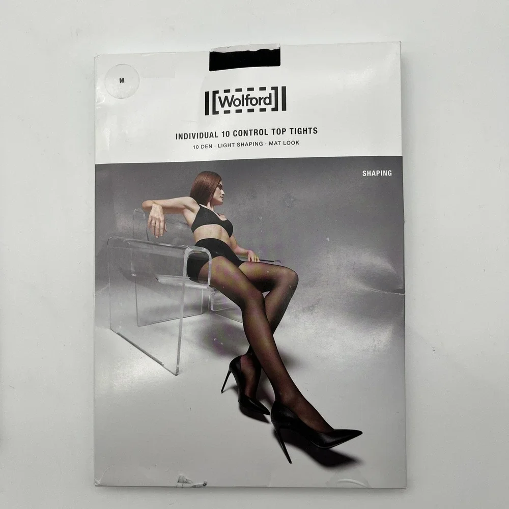 Wolford‎ Tights Bundle M Black Velvet 66 Leggings Individual 10 Control Top